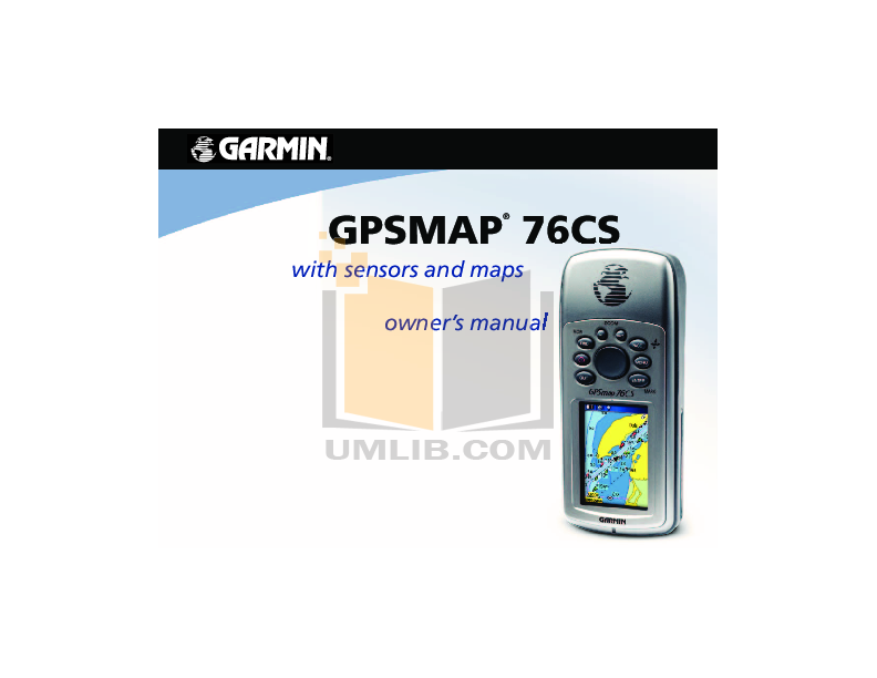 garmin gpsmap 76csx manual pdf